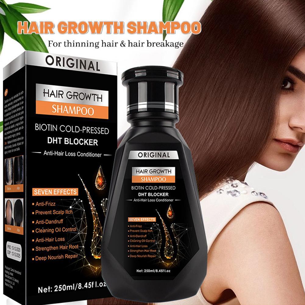 Hair Care Vitamin - 250ML Biotin Shampoo With Comb Brush
