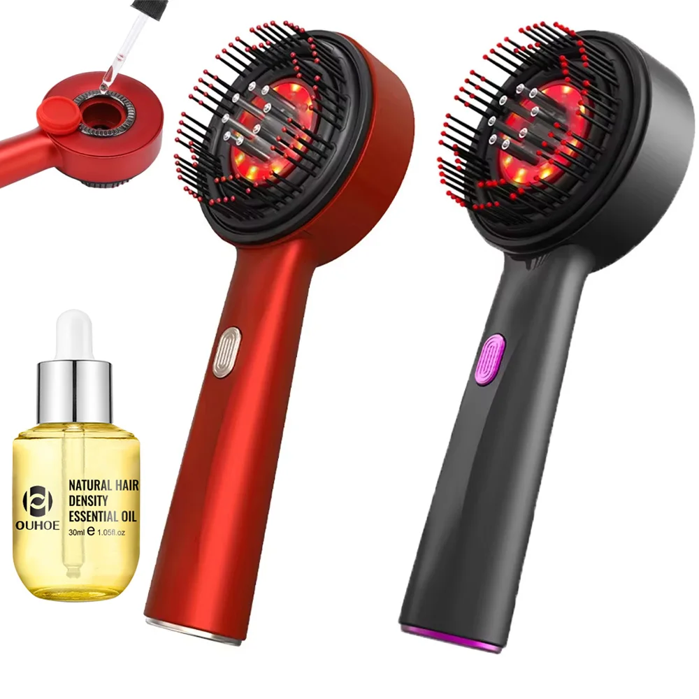 Hair Care Essence - Scalp Massage Comb 630nm Infrared Light