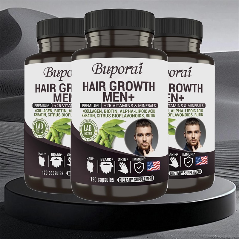 Hair Care Vitamin - Hair Growth Men Supplement - Beard