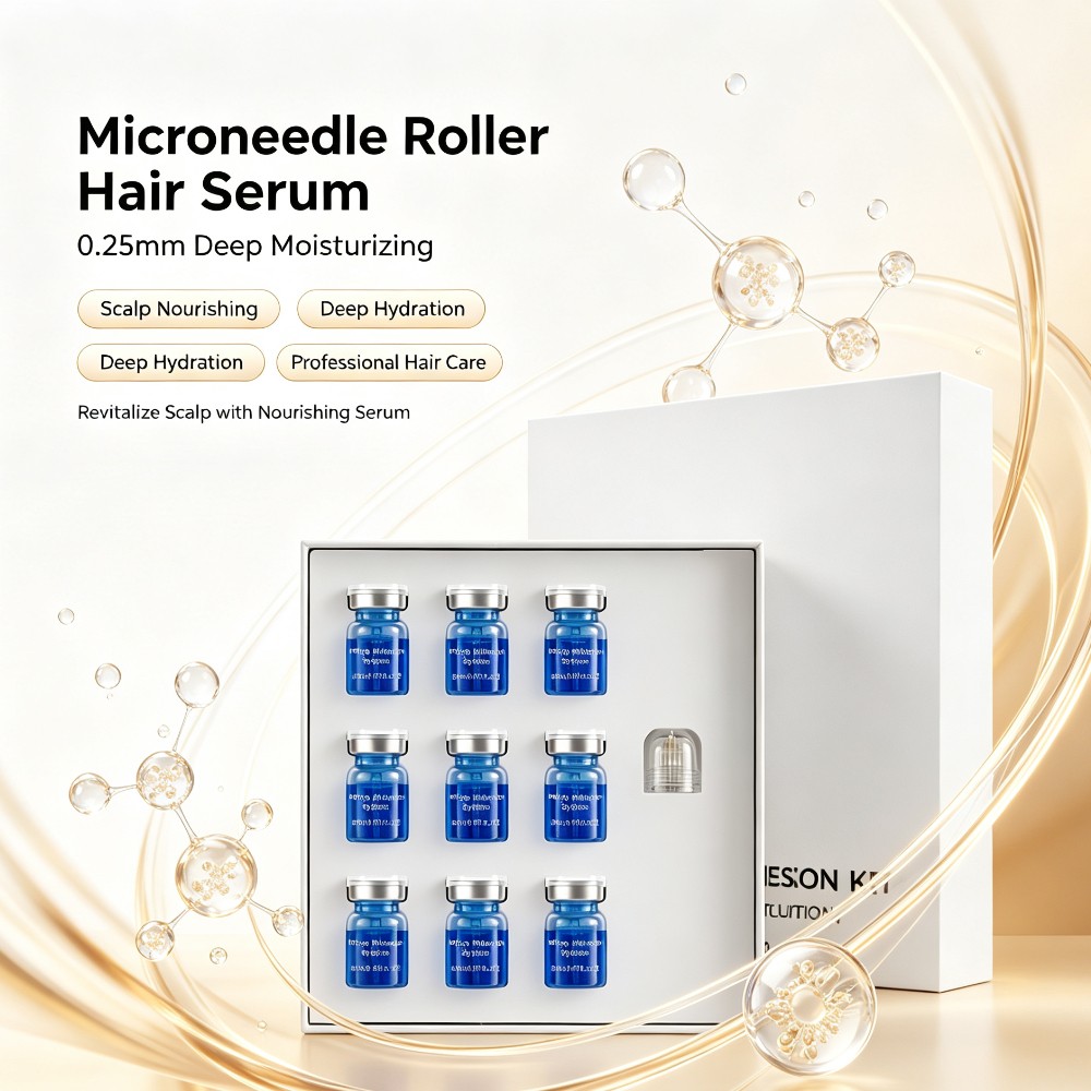 Hair Care Hair Serum - Microneedle Roller Hair Essence Set 0.25mm