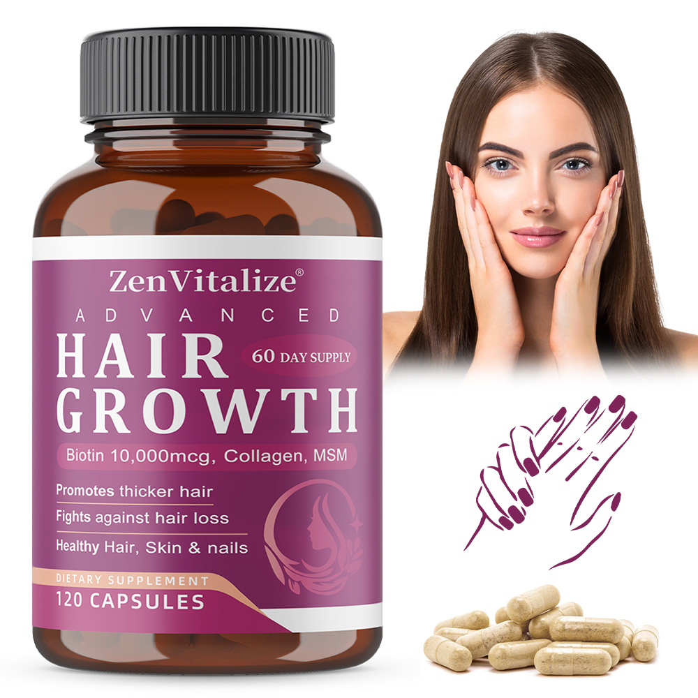 Hair Care Vitamin - Biotin + Collagen Capsules - Promotes