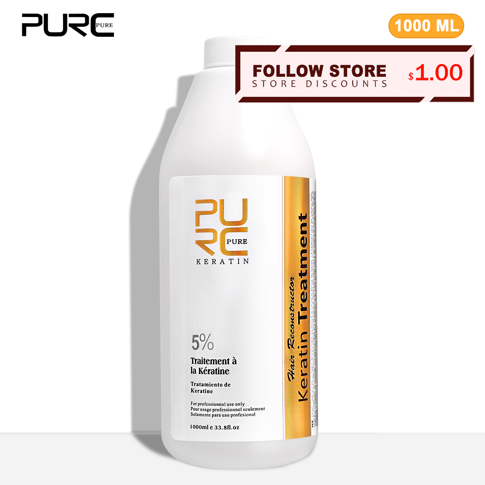 Hair Care Curly Hair - PURC 5% Keratin Smoothing Treatment Frizzy