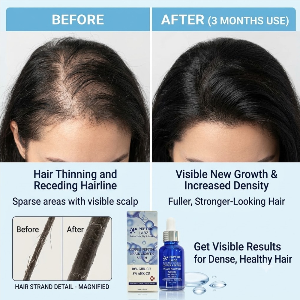 Hair Growth Essence Copper Pep - đánh giá và giá Hair Care Essence
