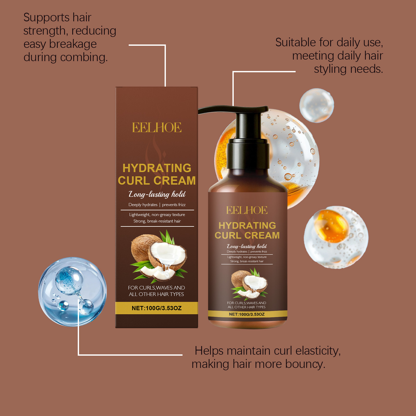 Curl Styling Cream for Wavy an - đánh giá và giá Hair Care Curly Hair