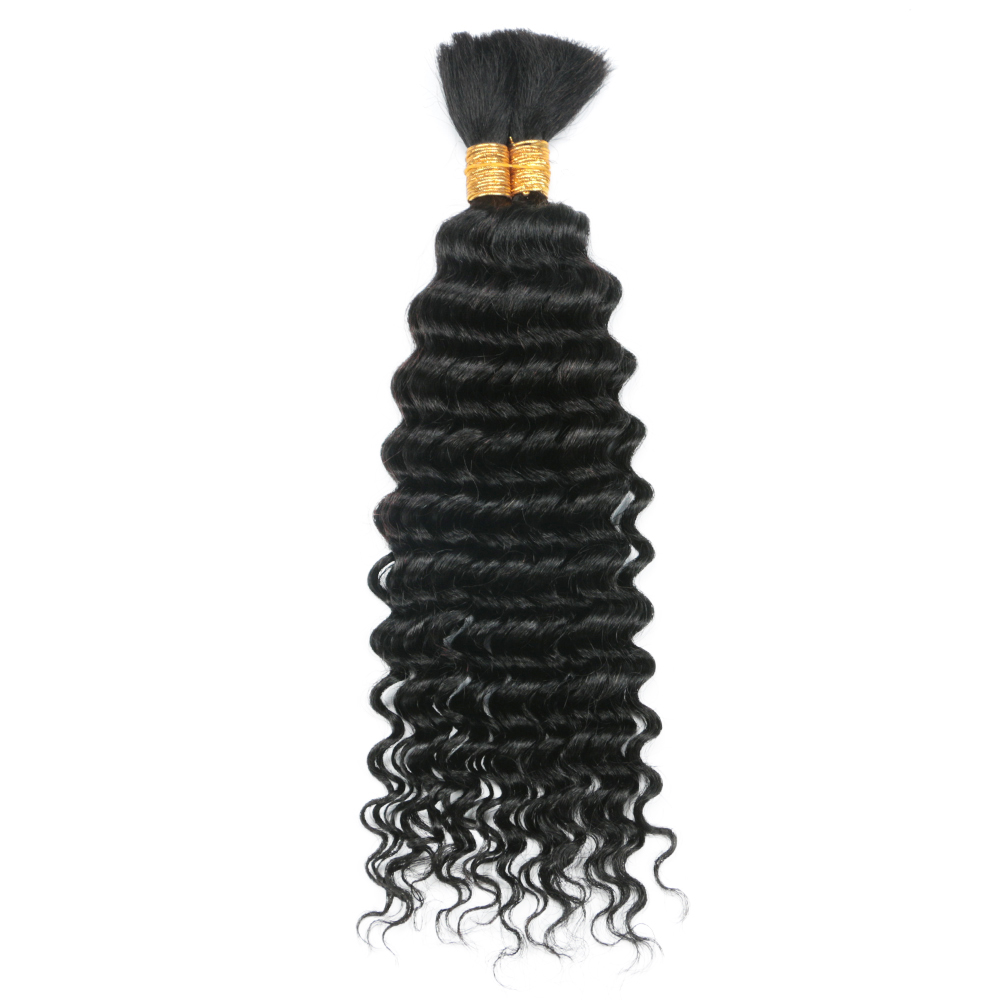 12A Deep Wave Bulk Hair Human  - đánh giá và giá Hair Care Curly Hair