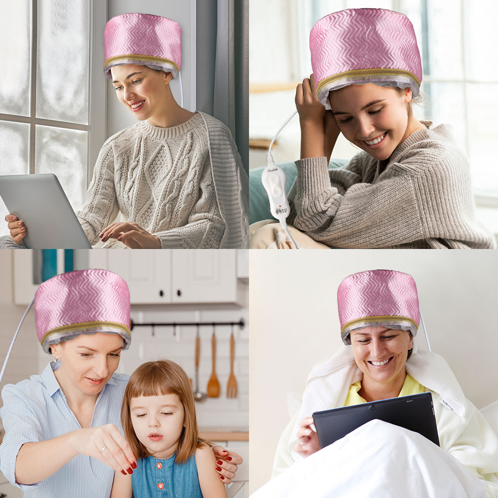 Hair Steamer Cap 220V Electric - đánh giá và giá Deep Conditioner Mask