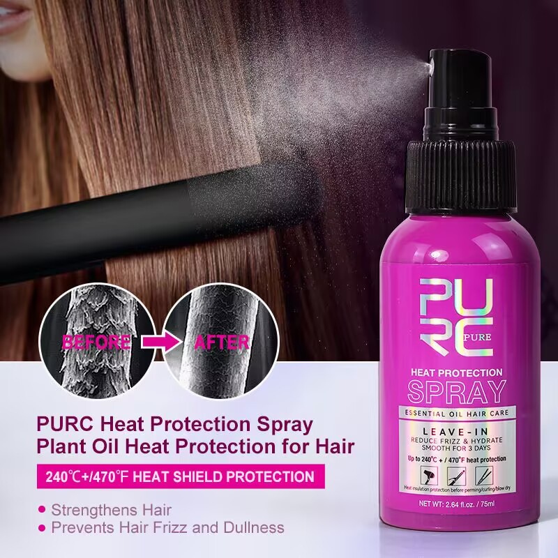 PURC Heat Protectant Spray Coc - đánh giá và giá Hair Care Heat Protectant