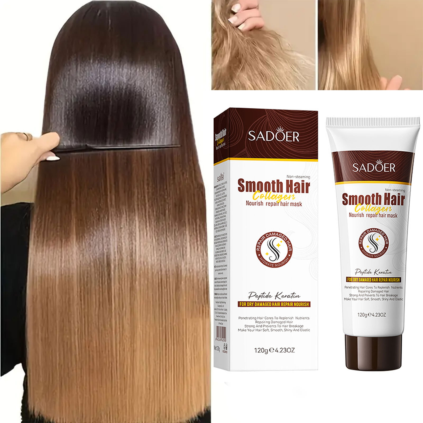SADOER Collagen Hair Mask Prof - đánh giá và giá Deep Conditioner Mask