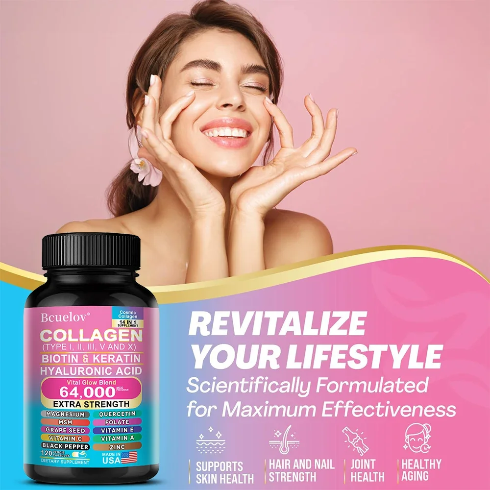 Collagen Capsules Biotin Kerat - đánh giá và giá Hair Care Vitamin