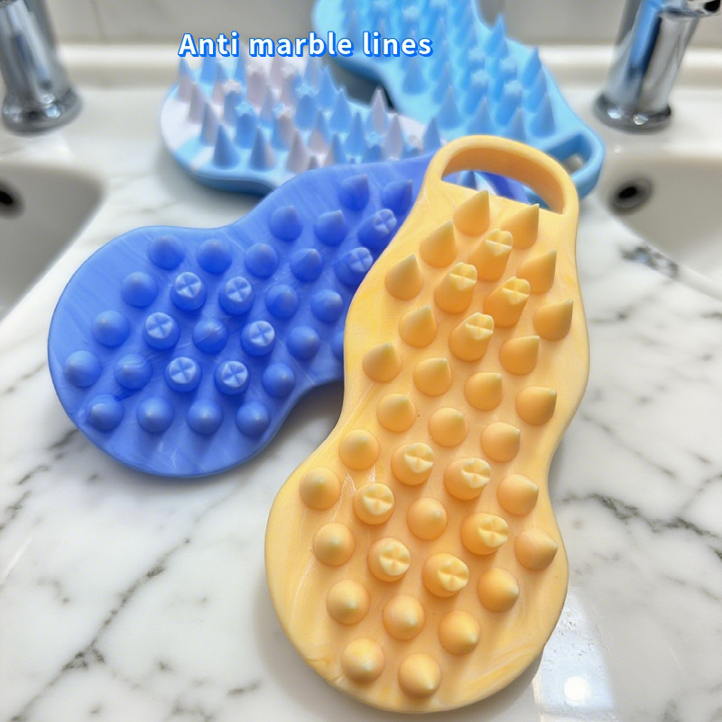 Silicone Massage Brush Shampoo - đánh giá và giá Hair Care For Hair Loss