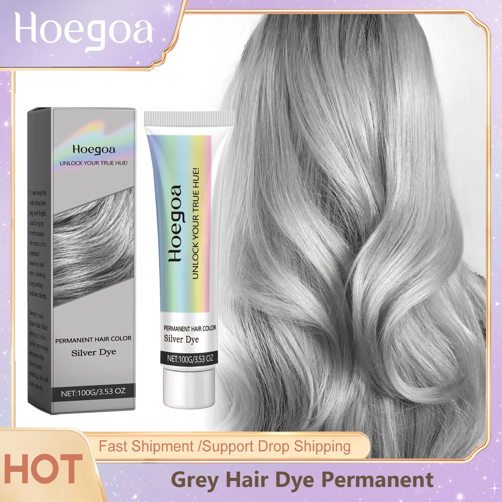 Grey Hair Dye Permanent Stylin - đánh giá và giá Hair Care Loreal