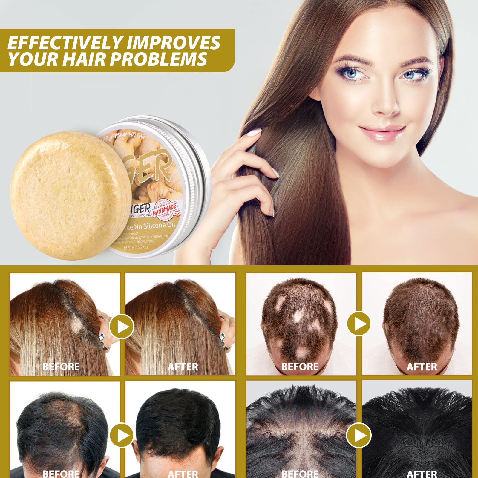 Ginger Shampoo for Hair Anti H - đánh giá và giá Hair Care Loreal