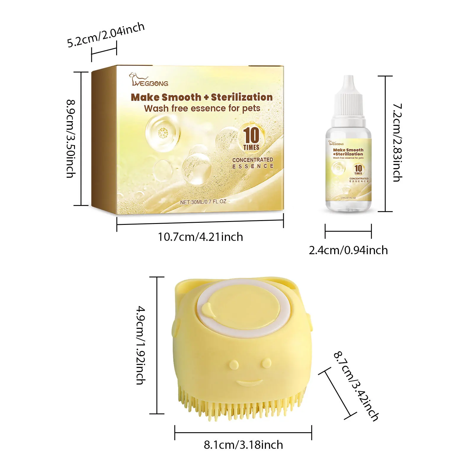 Pet Wash-free Essence Set for  - đánh giá và giá Hair Care Essence