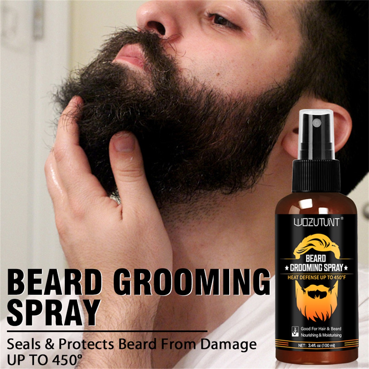 Beard Grooming Spray Facial Ha - đánh giá và giá Hair Care Heat Protectant