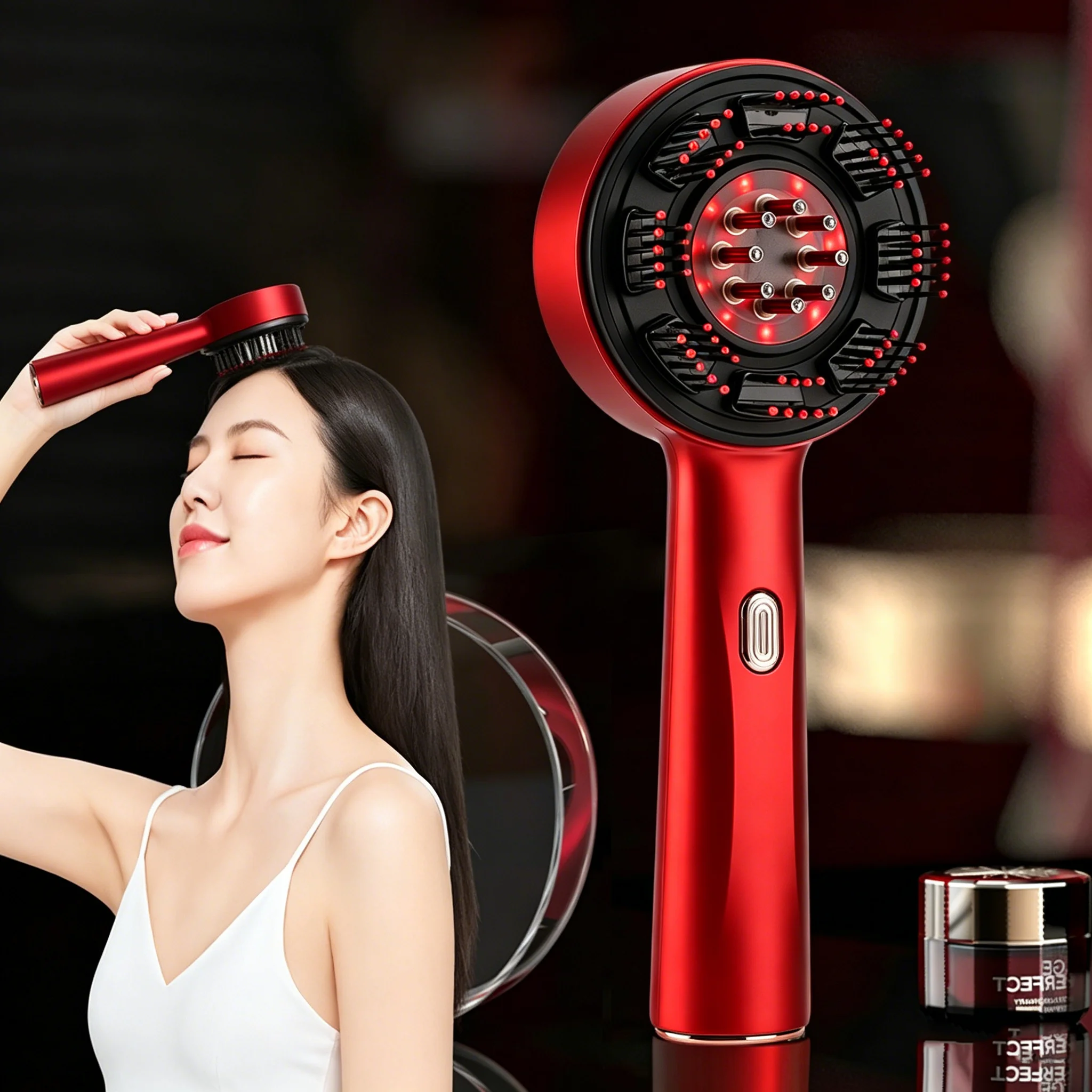 Electric Massage Comb Portable - đánh giá và giá Hair Care Essence