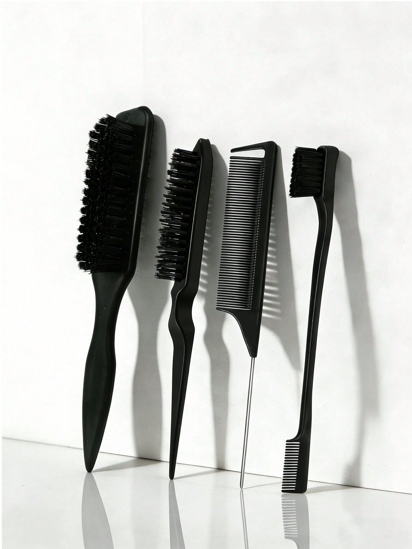 5pcs Leopard Print Tail Comb & - đánh giá và giá Hair Care Homemade