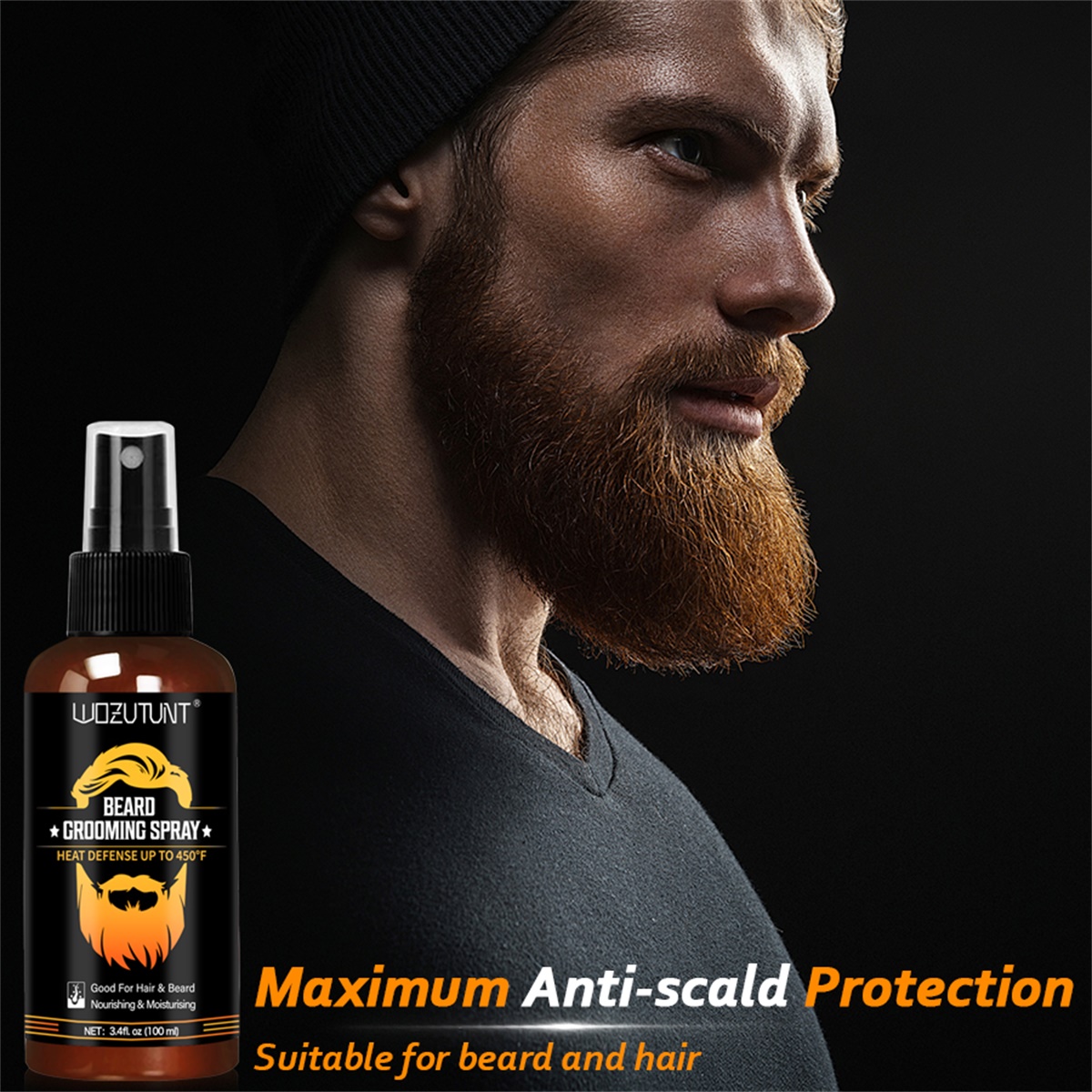Beard Grooming Spray Protect H - đánh giá và giá Hair Care Heat Protectant