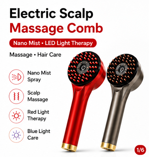 4-in-1 Electric Scalp Massager - đánh giá và giá Hair Care Homemade