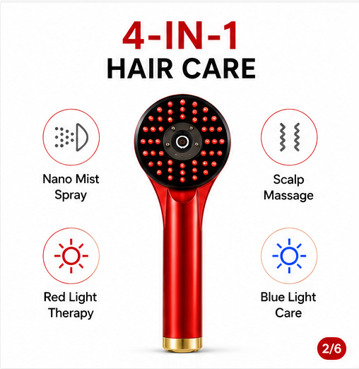 4-in-1 Electric Scalp Massager - đánh giá và giá Hair Care Homemade