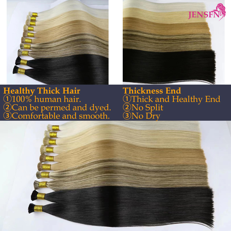 JENSFN I Tip Hair Extensions 1 - đánh giá và giá Hair Care Tips