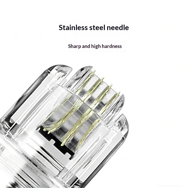 128 Pins Microneedle Derma Rol - đánh giá và giá Hair Care Essence