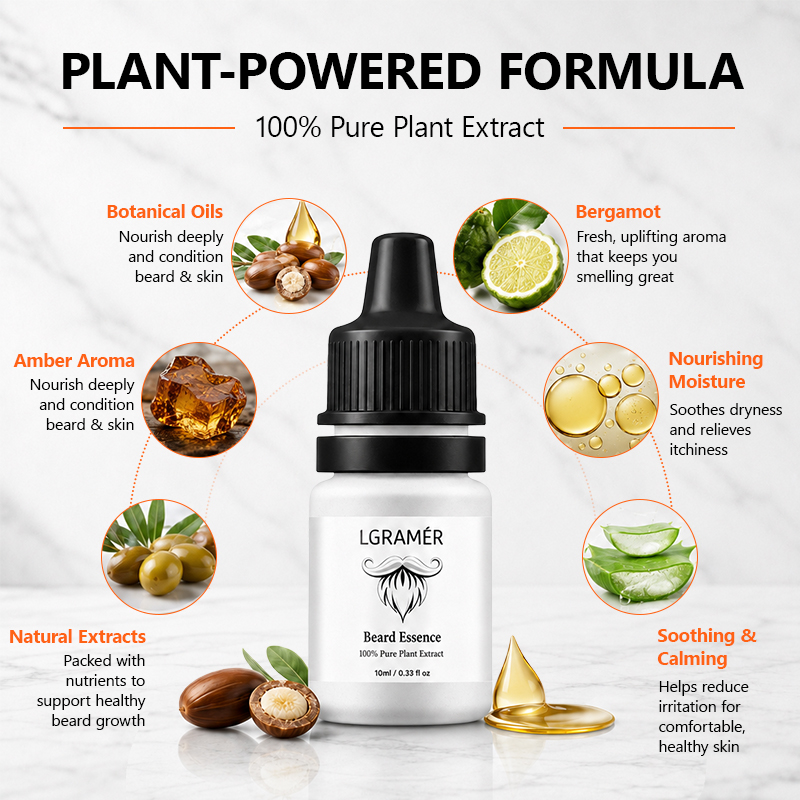 Men's Beard Growth Serum Nouri - đánh giá và giá Hair Care Essence