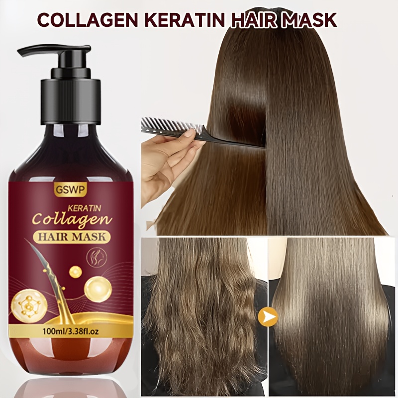 GSWP Collagen Keratin Hair Mas - đánh giá và giá Hair Care Heat Protectant