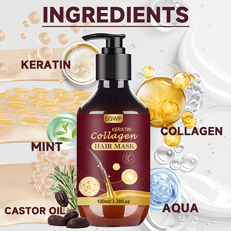 GSWP Collagen Keratin Hair Mas - đánh giá và giá Hair Care Heat Protectant