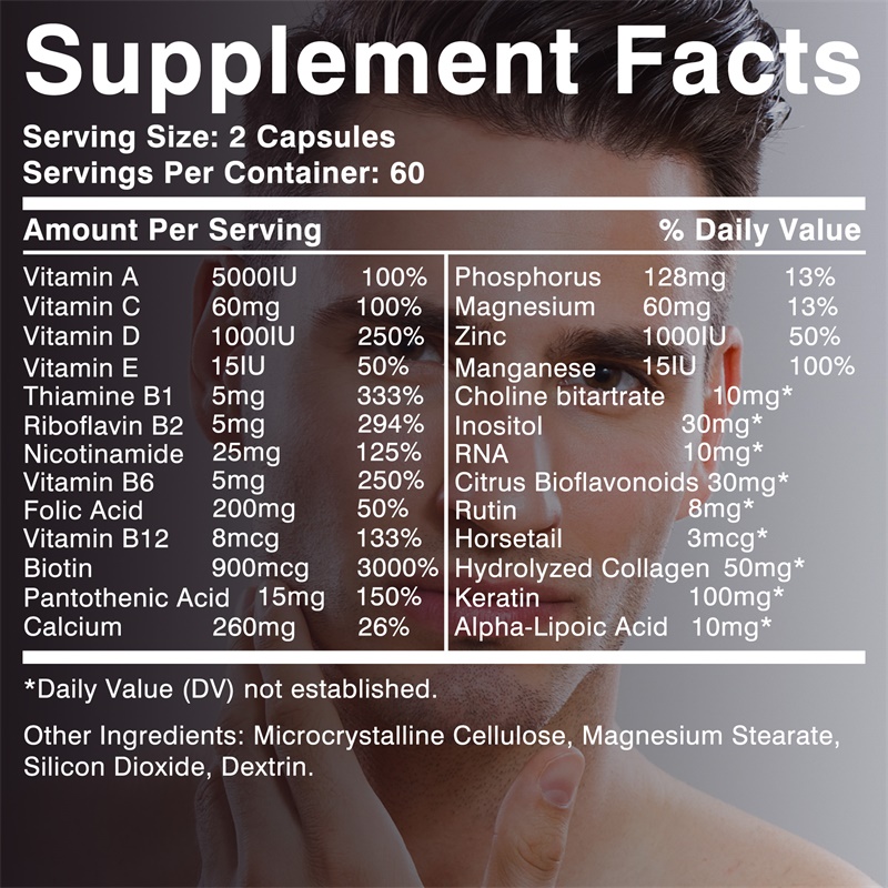 Hair Growth Men Supplement - B - đánh giá và giá Hair Care Vitamin