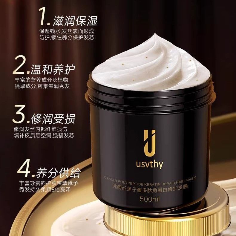 USVTHY Caviar Fortifying Hair  - đánh giá và giá Deep Conditioner Mask