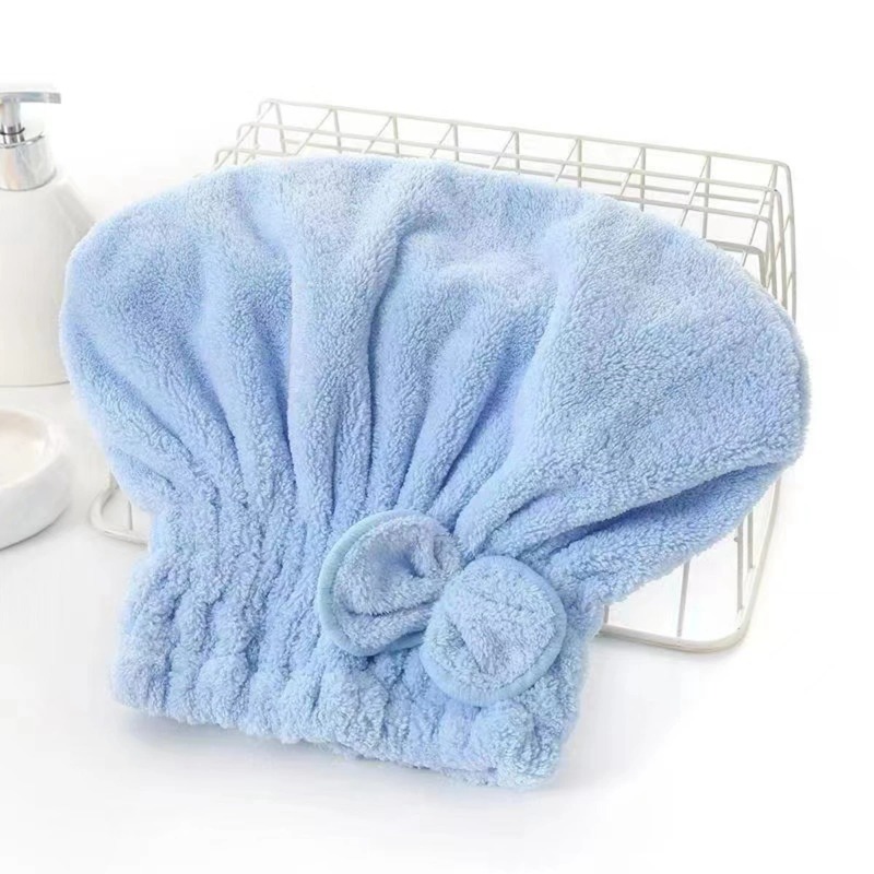 1Pc Microfiber Hair Turban wit - đánh giá và giá Hair Care Curly Hair