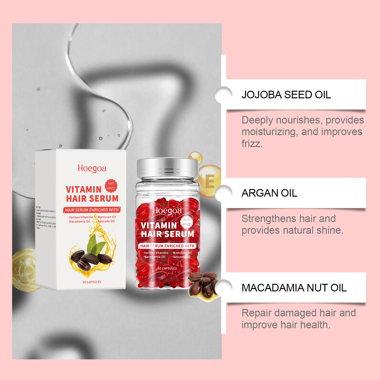 Vitamin Hair Care Serum Capsul - đánh giá và giá Hair Care Vitamin