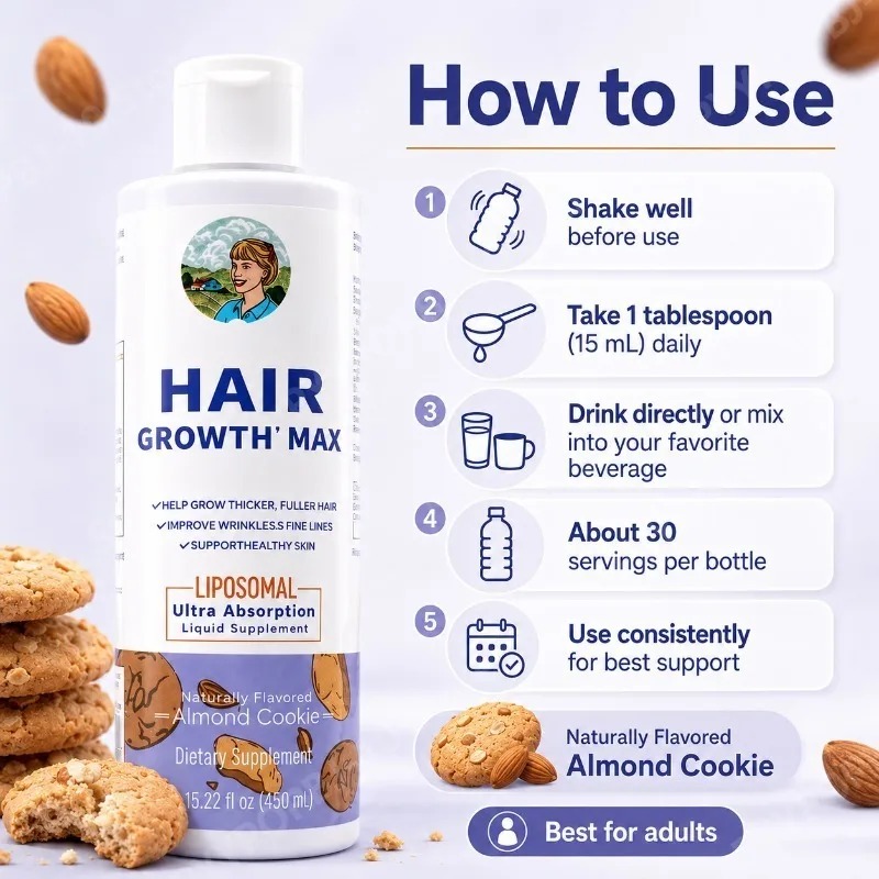 Women's Hair Growth MAX Liposo - đánh giá và giá Hair Care Vitamin